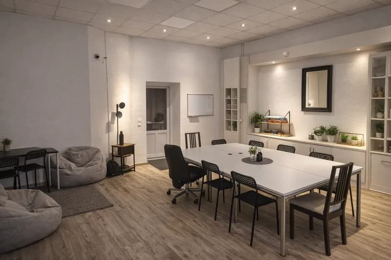 Gemeinschaftsraum der Care Leaver Unterkunft